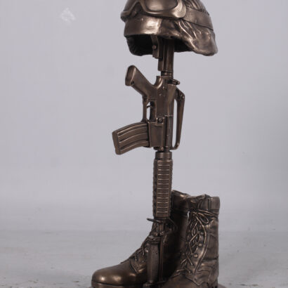 Rifle Boots and Helmet Memorial Sale