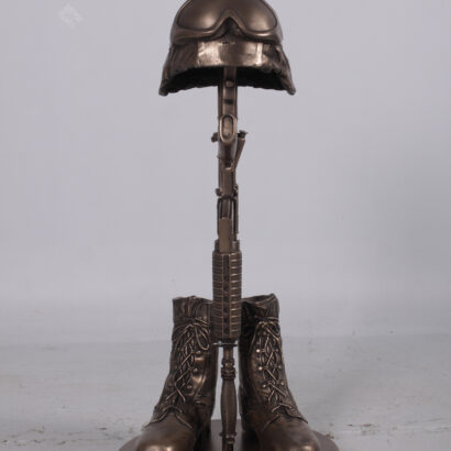 Soldiers Helmet Gun and Boots Sale